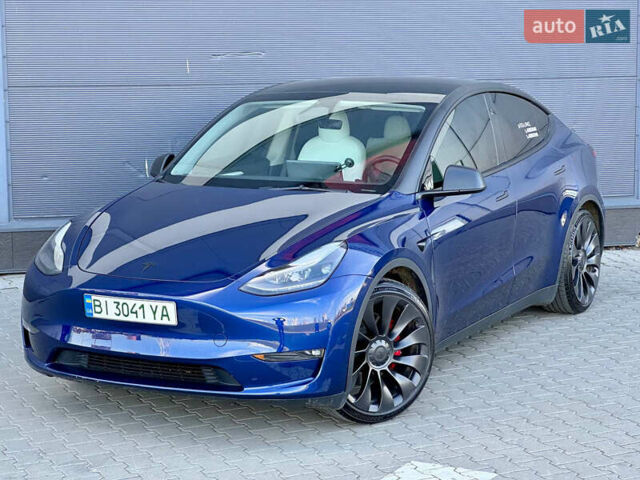 Синій Тесла Model Y, об'ємом двигуна 0 л та пробігом 16 тис. км за 32900 $, фото 5 на Automoto.ua