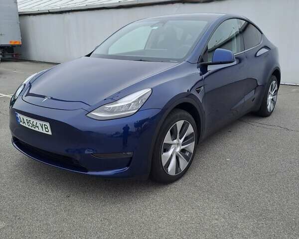 Синий Тесла Model Y, объемом двигателя 0 л и пробегом 34 тыс. км за 29150 $, фото 1 на Automoto.ua
