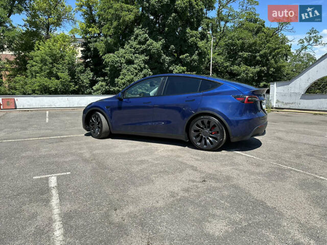 Синий Тесла Model Y, объемом двигателя 0 л и пробегом 15 тыс. км за 33000 $, фото 9 на Automoto.ua
