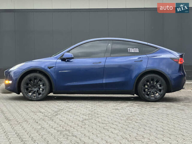 Синий Тесла Model Y, объемом двигателя 0 л и пробегом 36 тыс. км за 33000 $, фото 5 на Automoto.ua
