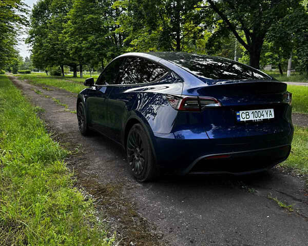 Синий Тесла Model Y, объемом двигателя 0 л и пробегом 26 тыс. км за 19900 $, фото 17 на Automoto.ua