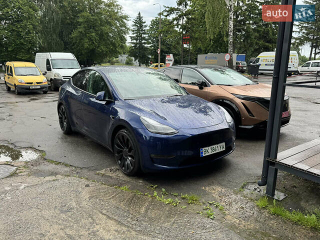 Синій Тесла Model Y, об'ємом двигуна 0 л та пробігом 55 тис. км за 35000 $, фото 3 на Automoto.ua