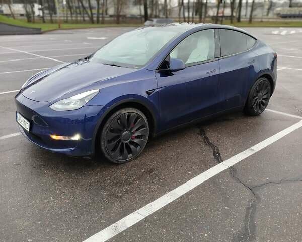 Синій Тесла Model Y, об'ємом двигуна 0 л та пробігом 27 тис. км за 27200 $, фото 2 на Automoto.ua