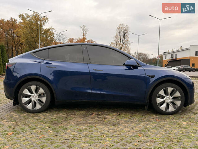 Синий Тесла Model Y, объемом двигателя 0 л и пробегом 46 тыс. км за 31900 $, фото 3 на Automoto.ua