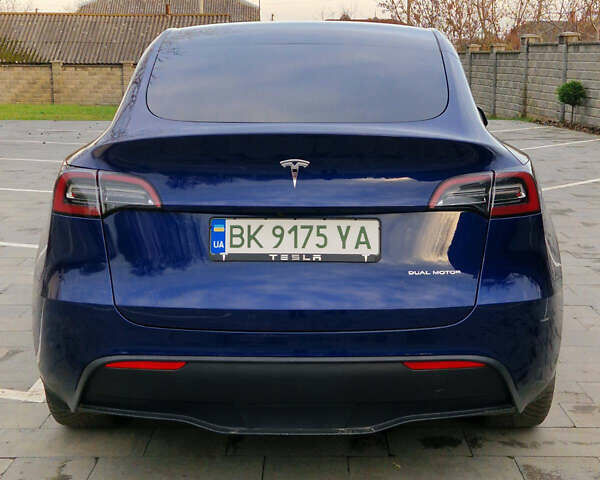 Синий Тесла Model Y, объемом двигателя 0 л и пробегом 46 тыс. км за 25499 $, фото 5 на Automoto.ua