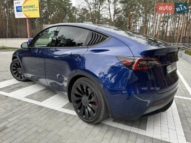 Синий Тесла Model Y, объемом двигателя 0 л и пробегом 18 тыс. км за 31200 $, фото 17 на Automoto.ua