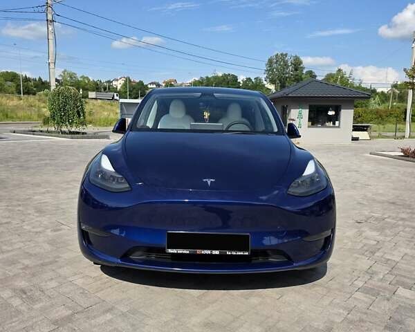 Синий Тесла Model Y, объемом двигателя 0 л и пробегом 42 тыс. км за 26500 $, фото 6 на Automoto.ua