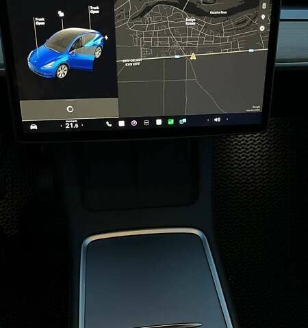Синий Тесла Model Y, объемом двигателя 0 л и пробегом 35 тыс. км за 29000 $, фото 6 на Automoto.ua