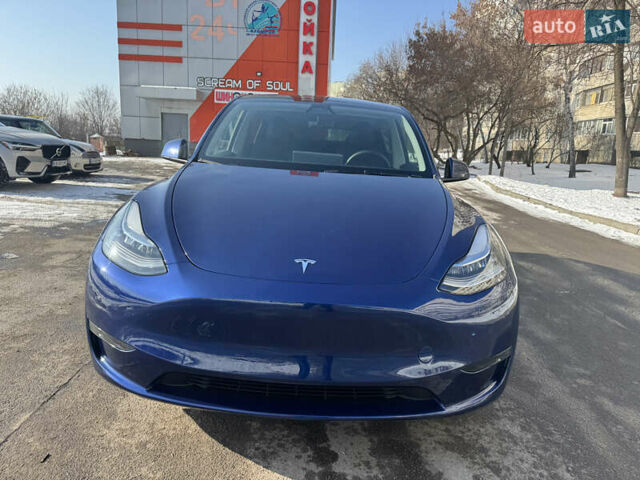 Синий Тесла Model Y, объемом двигателя 0 л и пробегом 21 тыс. км за 26500 $, фото 2 на Automoto.ua