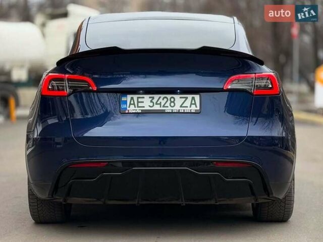 Синий Тесла Model Y, объемом двигателя 0 л и пробегом 14 тыс. км за 27600 $, фото 3 на Automoto.ua
