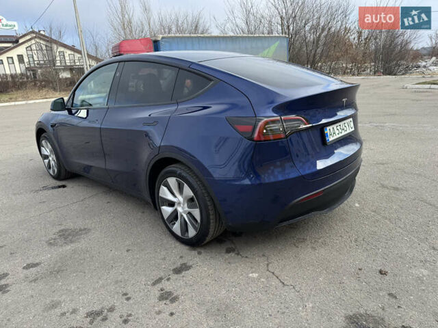 Синий Тесла Model Y, объемом двигателя 0 л и пробегом 15 тыс. км за 28900 $, фото 4 на Automoto.ua