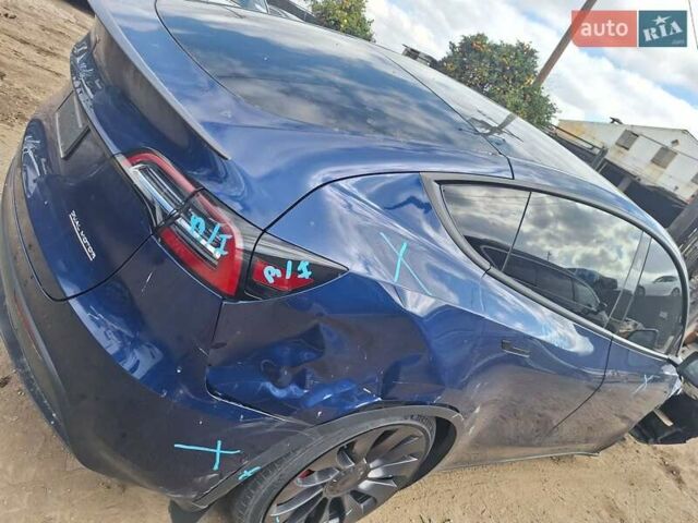 Синий Тесла Model Y, объемом двигателя 0 л и пробегом 37 тыс. км за 23000 $, фото 7 на Automoto.ua
