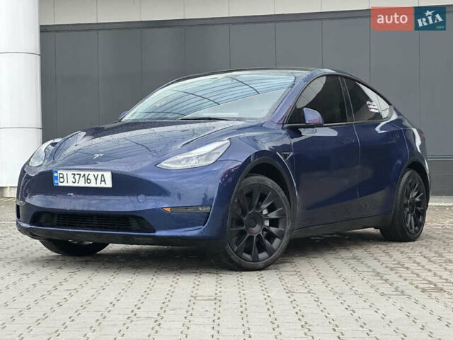 Синий Тесла Model Y, объемом двигателя 0 л и пробегом 36 тыс. км за 33000 $, фото 3 на Automoto.ua