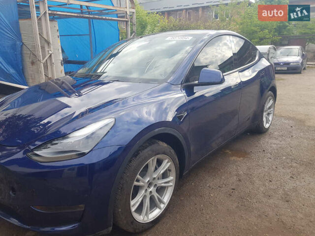 Синий Тесла Model Y, объемом двигателя 0 л и пробегом 25 тыс. км за 21900 $, фото 2 на Automoto.ua