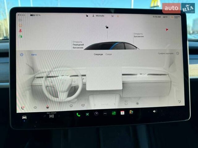 Синий Тесла Model Y, объемом двигателя 0 л и пробегом 48 тыс. км за 32990 $, фото 19 на Automoto.ua