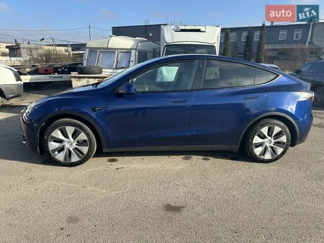 Синий Тесла Model Y, объемом двигателя 0 л и пробегом 15 тыс. км за 29777 $, фото 2 на Automoto.ua