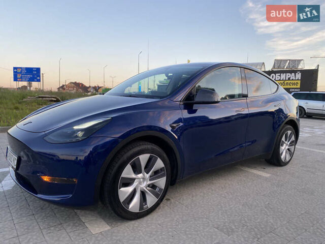 Синий Тесла Model Y, объемом двигателя 0 л и пробегом 15 тыс. км за 28200 $, фото 11 на Automoto.ua