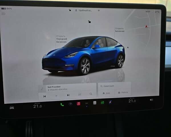 Синий Тесла Model Y, объемом двигателя 0 л и пробегом 51 тыс. км за 26400 $, фото 20 на Automoto.ua