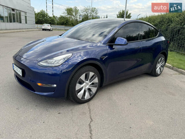 Синій Тесла Model Y, об'ємом двигуна 0 л та пробігом 38 тис. км за 25500 $, фото 1 на Automoto.ua
