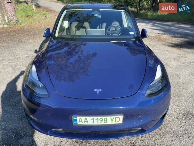 Синий Тесла Model Y, объемом двигателя 0 л и пробегом 30 тыс. км за 29000 $, фото 1 на Automoto.ua