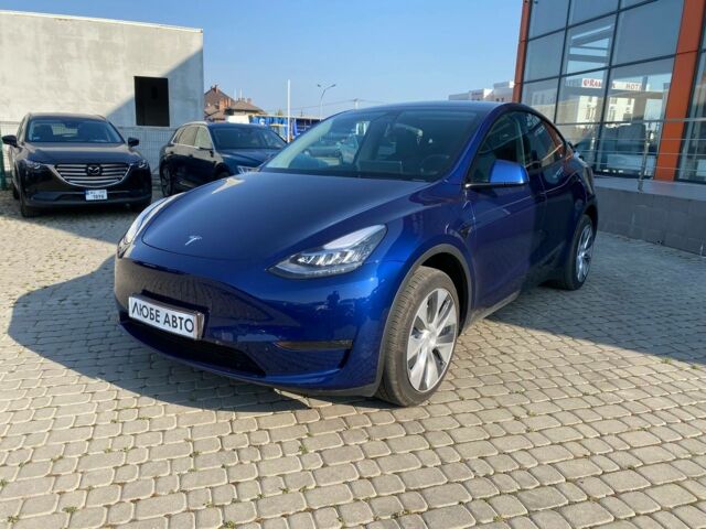 Синий Тесла Model Y, объемом двигателя 80 л и пробегом 3 тыс. км за 54900 $, фото 2 на Automoto.ua
