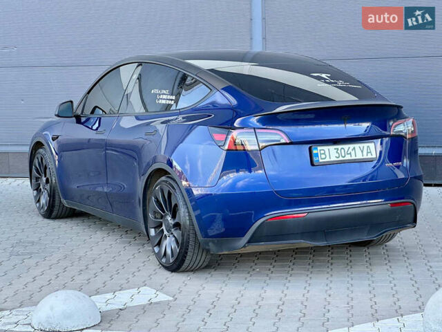 Синий Тесла Model Y, объемом двигателя 0 л и пробегом 16 тыс. км за 32900 $, фото 8 на Automoto.ua