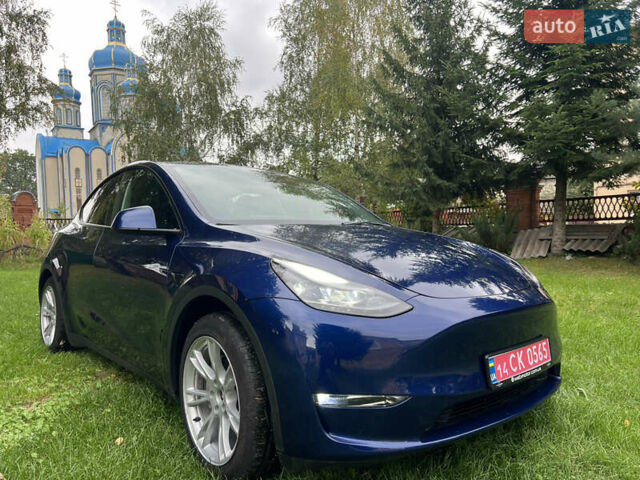 Синий Тесла Model Y, объемом двигателя 0 л и пробегом 37 тыс. км за 27270 $, фото 9 на Automoto.ua