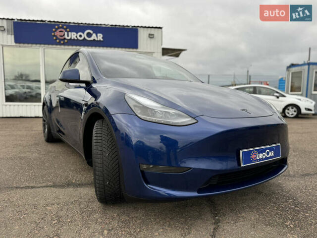 Синий Тесла Model Y, объемом двигателя 0 л и пробегом 36 тыс. км за 31000 $, фото 4 на Automoto.ua
