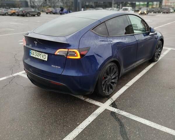 Синій Тесла Model Y, об'ємом двигуна 0 л та пробігом 27 тис. км за 27200 $, фото 3 на Automoto.ua