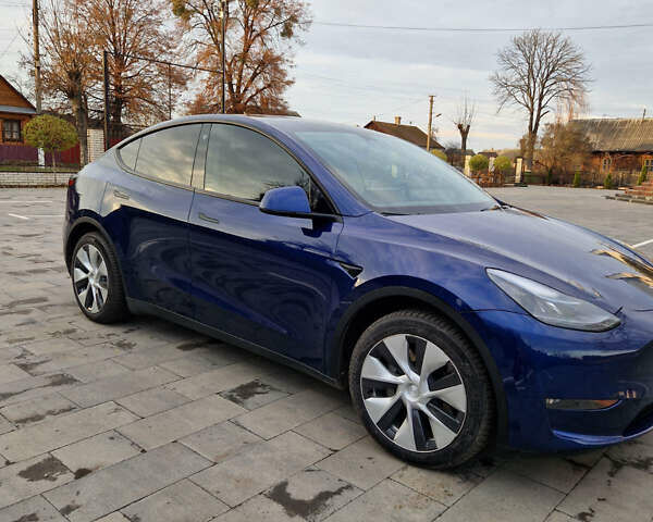 Синий Тесла Model Y, объемом двигателя 0 л и пробегом 46 тыс. км за 25499 $, фото 3 на Automoto.ua