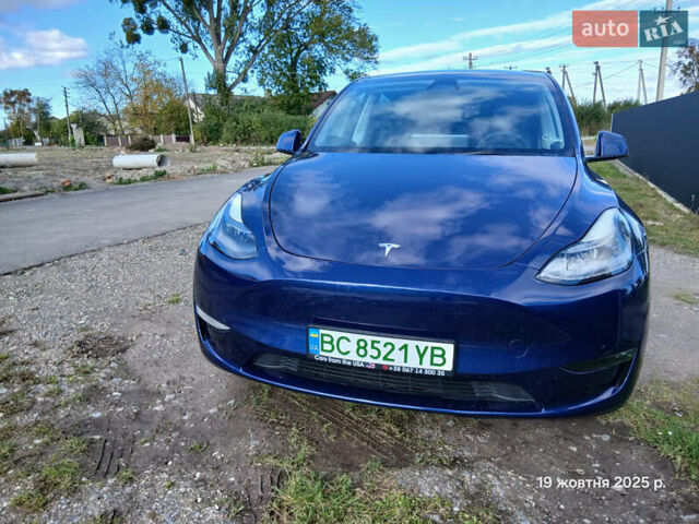 Синий Тесла Model Y, объемом двигателя 0 л и пробегом 25 тыс. км за 27300 $, фото 15 на Automoto.ua