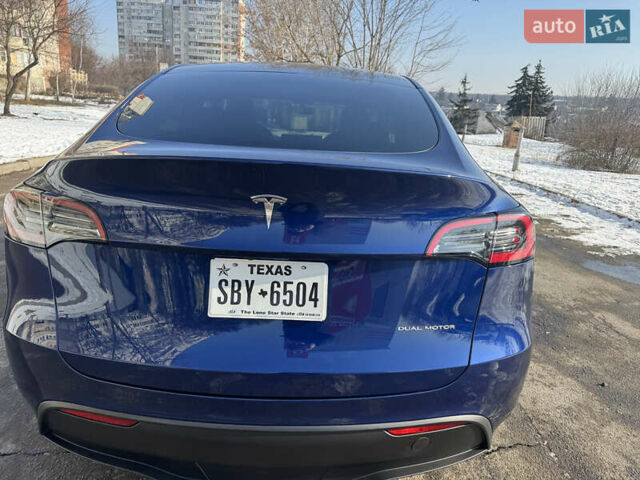 Синий Тесла Model Y, объемом двигателя 0 л и пробегом 21 тыс. км за 26500 $, фото 29 на Automoto.ua