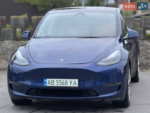 Синий Тесла Model Y, объемом двигателя 0 л и пробегом 35 тыс. км за 34999 $, фото 12 на Automoto.ua