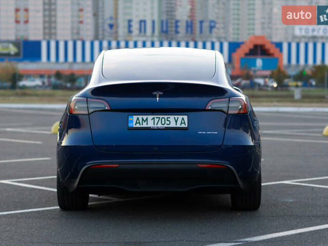 Синий Тесла Model Y, объемом двигателя 0 л и пробегом 11 тыс. км за 33300 $, фото 4 на Automoto.ua