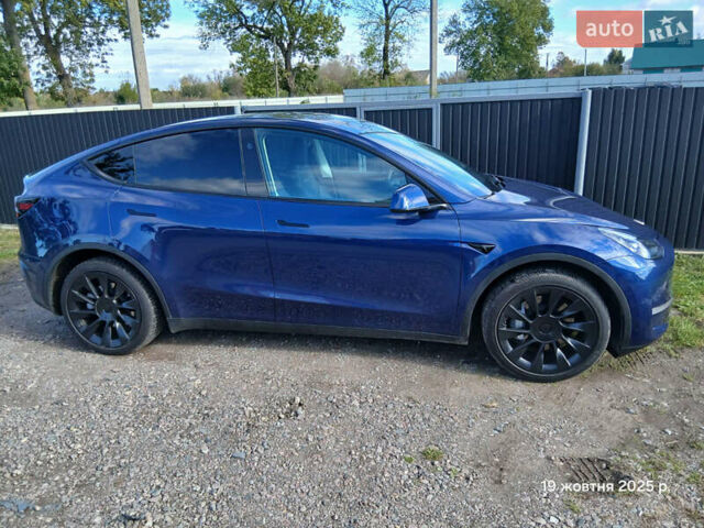 Синий Тесла Model Y, объемом двигателя 0 л и пробегом 25 тыс. км за 27300 $, фото 14 на Automoto.ua