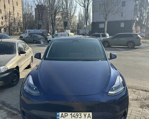 Синий Тесла Model Y, объемом двигателя 0 л и пробегом 20 тыс. км за 25000 $, фото 2 на Automoto.ua