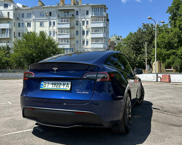 Синий Тесла Model Y, объемом двигателя 0 л и пробегом 15 тыс. км за 33000 $, фото 5 на Automoto.ua