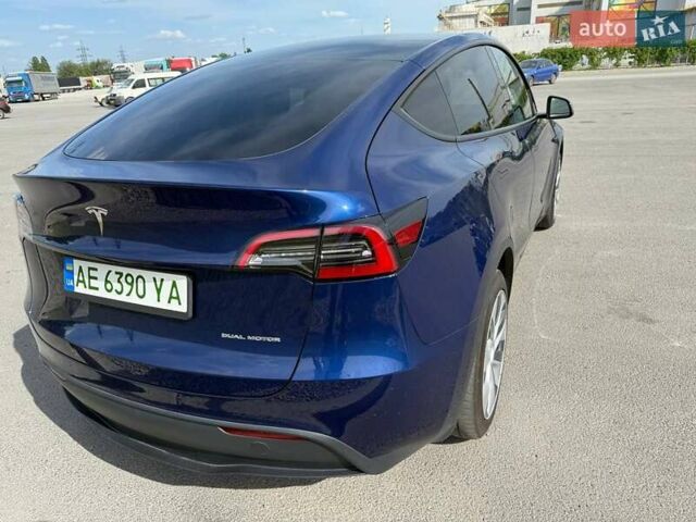 Синий Тесла Model Y, объемом двигателя 0 л и пробегом 40 тыс. км за 26999 $, фото 14 на Automoto.ua