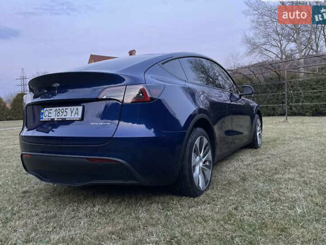 Синий Тесла Model Y, объемом двигателя 0 л и пробегом 51 тыс. км за 28500 $, фото 2 на Automoto.ua