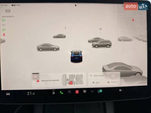 Синий Тесла Model Y, объемом двигателя 0 л и пробегом 46 тыс. км за 31900 $, фото 22 на Automoto.ua