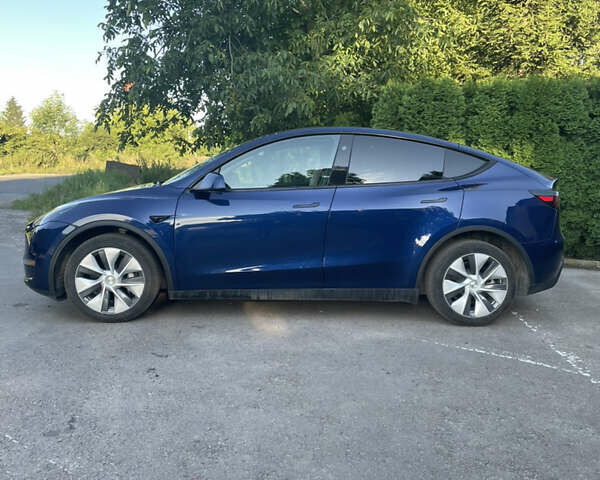 Синий Тесла Model Y, объемом двигателя 0 л и пробегом 55 тыс. км за 30500 $, фото 5 на Automoto.ua