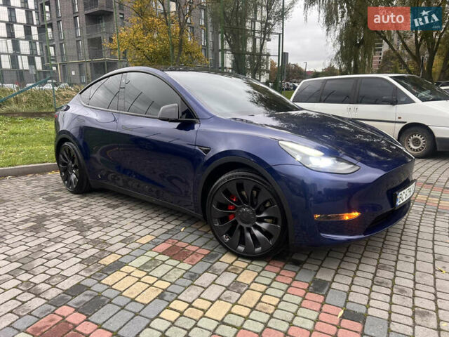 Синій Тесла Model Y, об'ємом двигуна 0 л та пробігом 40 тис. км за 38500 $, фото 11 на Automoto.ua