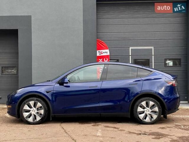 Синий Тесла Model Y, объемом двигателя 0 л и пробегом 35 тыс. км за 30999 $, фото 5 на Automoto.ua