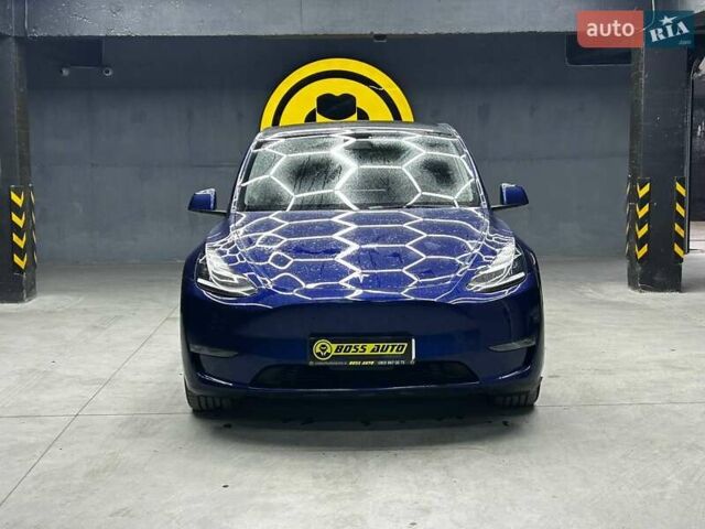 Синій Тесла Model Y, об'ємом двигуна 0 л та пробігом 80 тис. км за 30000 $, фото 1 на Automoto.ua