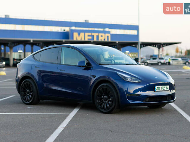 Синий Тесла Model Y, объемом двигателя 0 л и пробегом 11 тыс. км за 33300 $, фото 7 на Automoto.ua