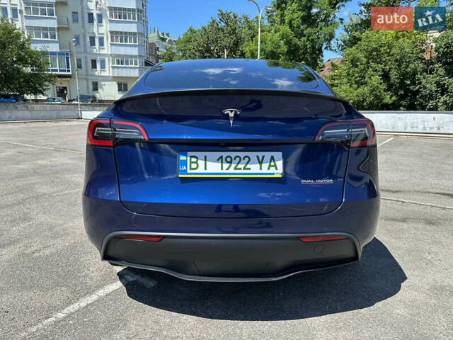 Синий Тесла Model Y, объемом двигателя 0 л и пробегом 15 тыс. км за 33000 $, фото 13 на Automoto.ua