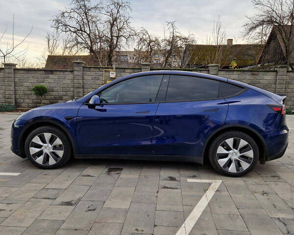 Синий Тесла Model Y, объемом двигателя 0 л и пробегом 46 тыс. км за 25499 $, фото 4 на Automoto.ua