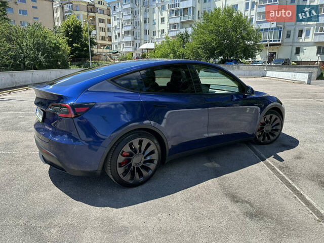 Синий Тесла Model Y, объемом двигателя 0 л и пробегом 15 тыс. км за 33000 $, фото 15 на Automoto.ua