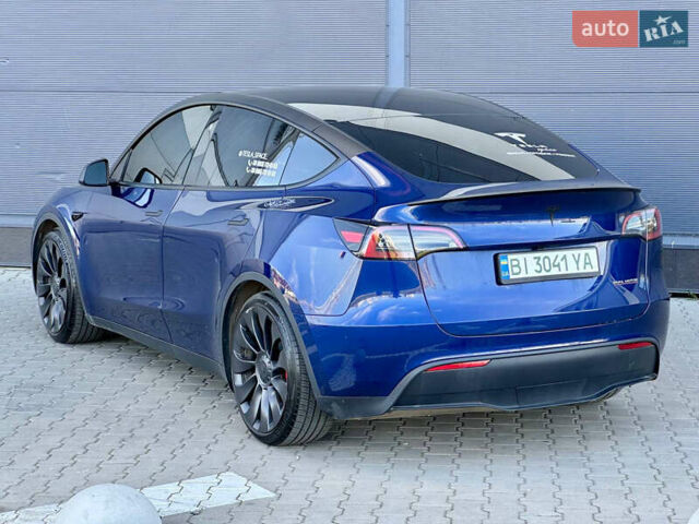 Синий Тесла Model Y, объемом двигателя 0 л и пробегом 16 тыс. км за 32900 $, фото 9 на Automoto.ua