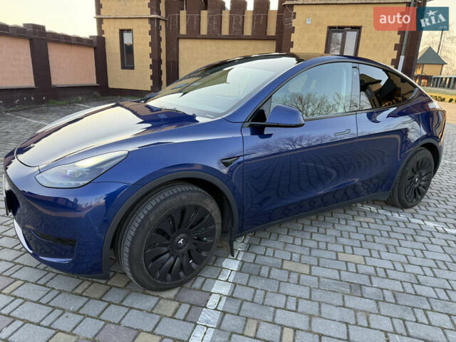 Синий Тесла Model Y, объемом двигателя 0 л и пробегом 27 тыс. км за 28100 $, фото 12 на Automoto.ua